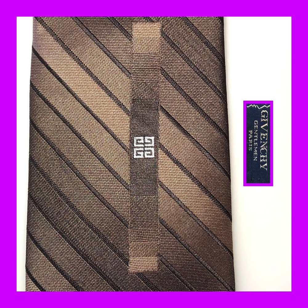 Givenchy copper stripe metallic